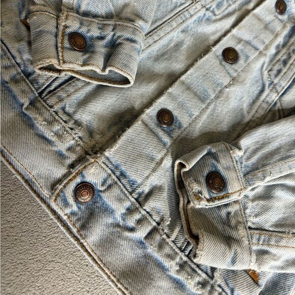 Vintage Levi’s Denim jacket for kids Made in Usa size 12 - Picture 15 of 16